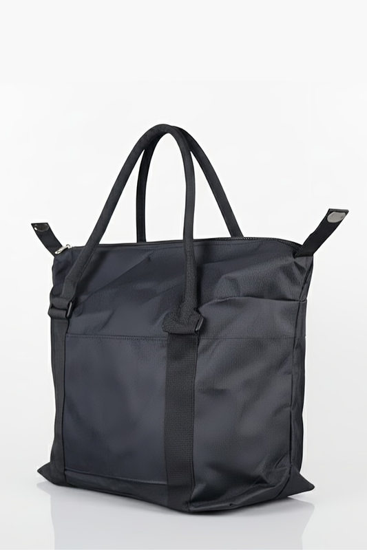 Black Tote Bag - Trendy Cotton Chic for Everyday