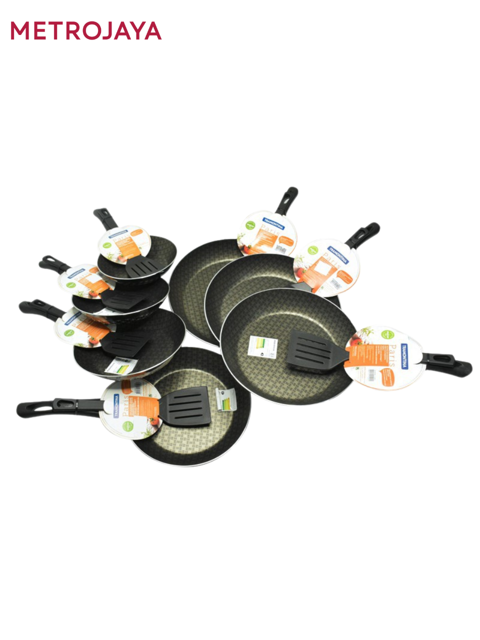Tramontina Frying Pan Paris Black 30 cm