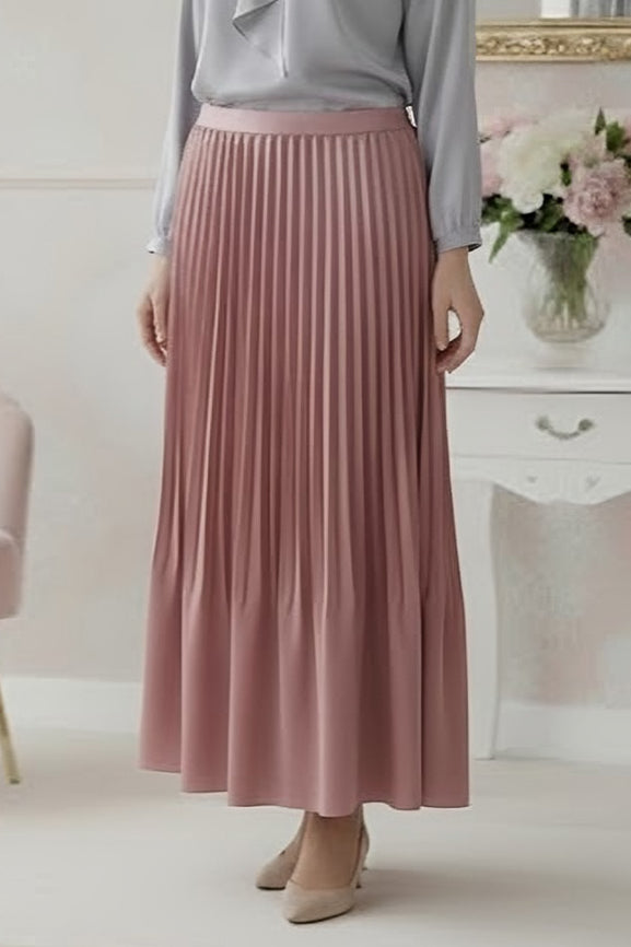 Somerset Bay Long Pleated Skirt - Aurelia