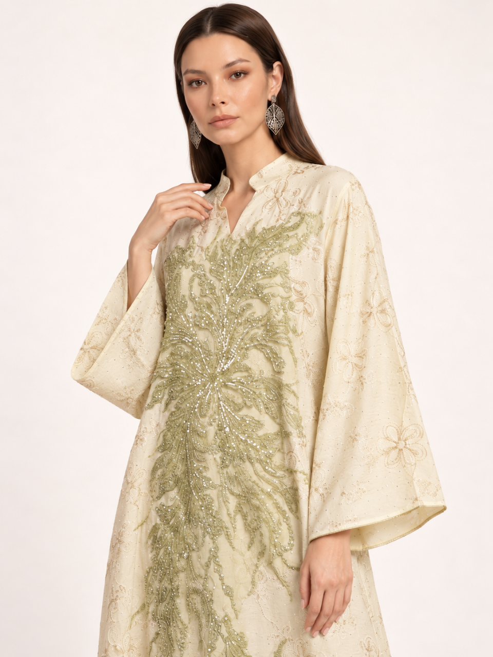 East India Company - Nova, Embroidered Long Dress