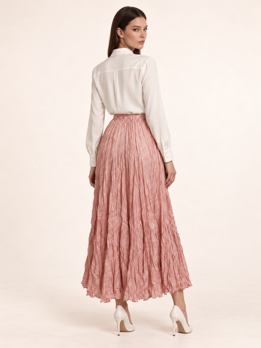 East India Company - Drew, Crinkle Maxi Skirt