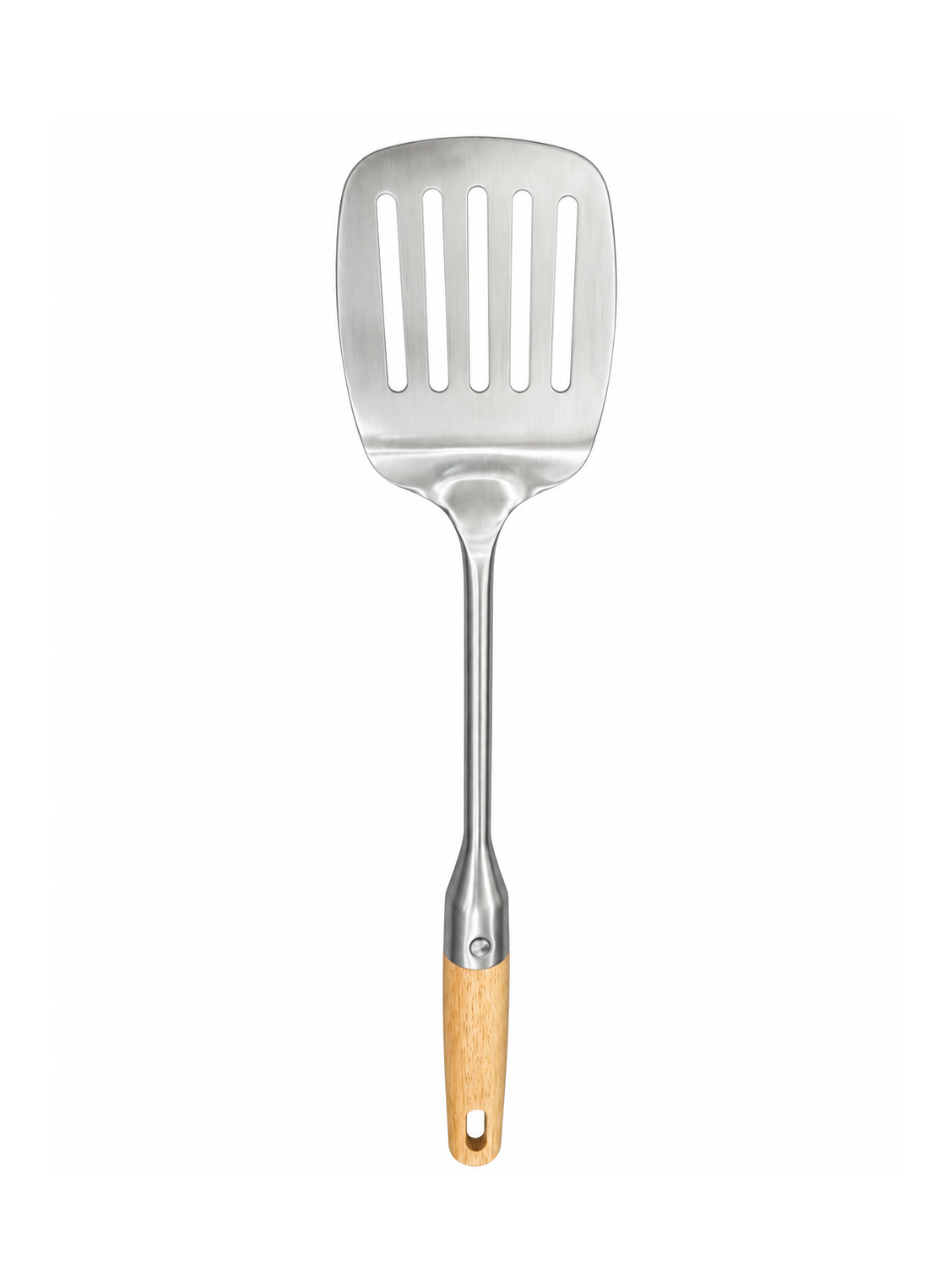 Slotted Turner Spatula with Wooden Handle - 38.5 x 7.8 cm