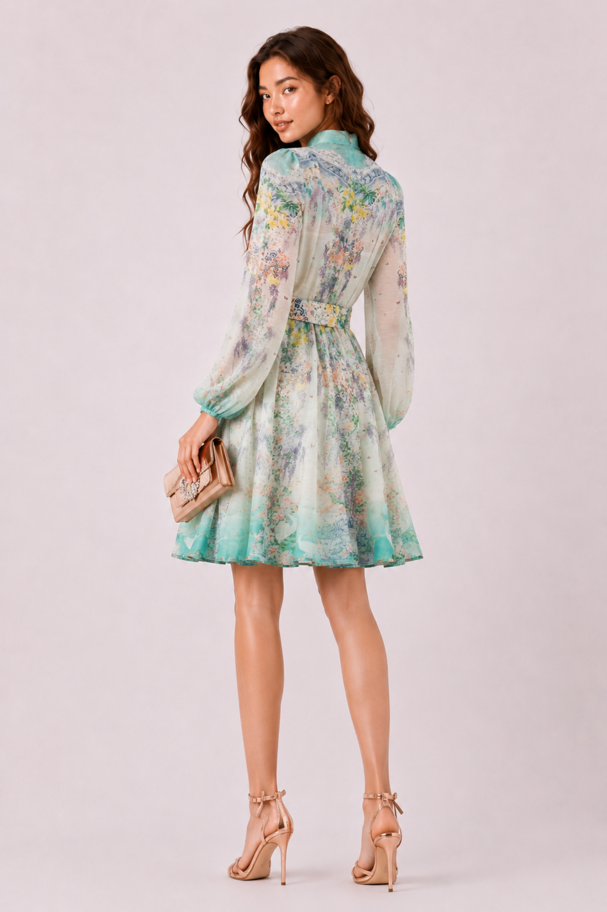 Meadow Mist Mini Dress
