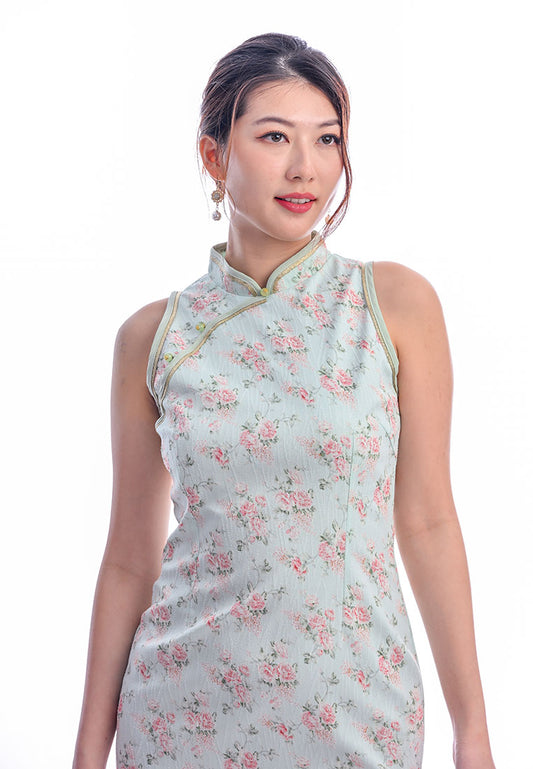 Somerset Bay - Wendy Sleeveless Cheongsam Dress