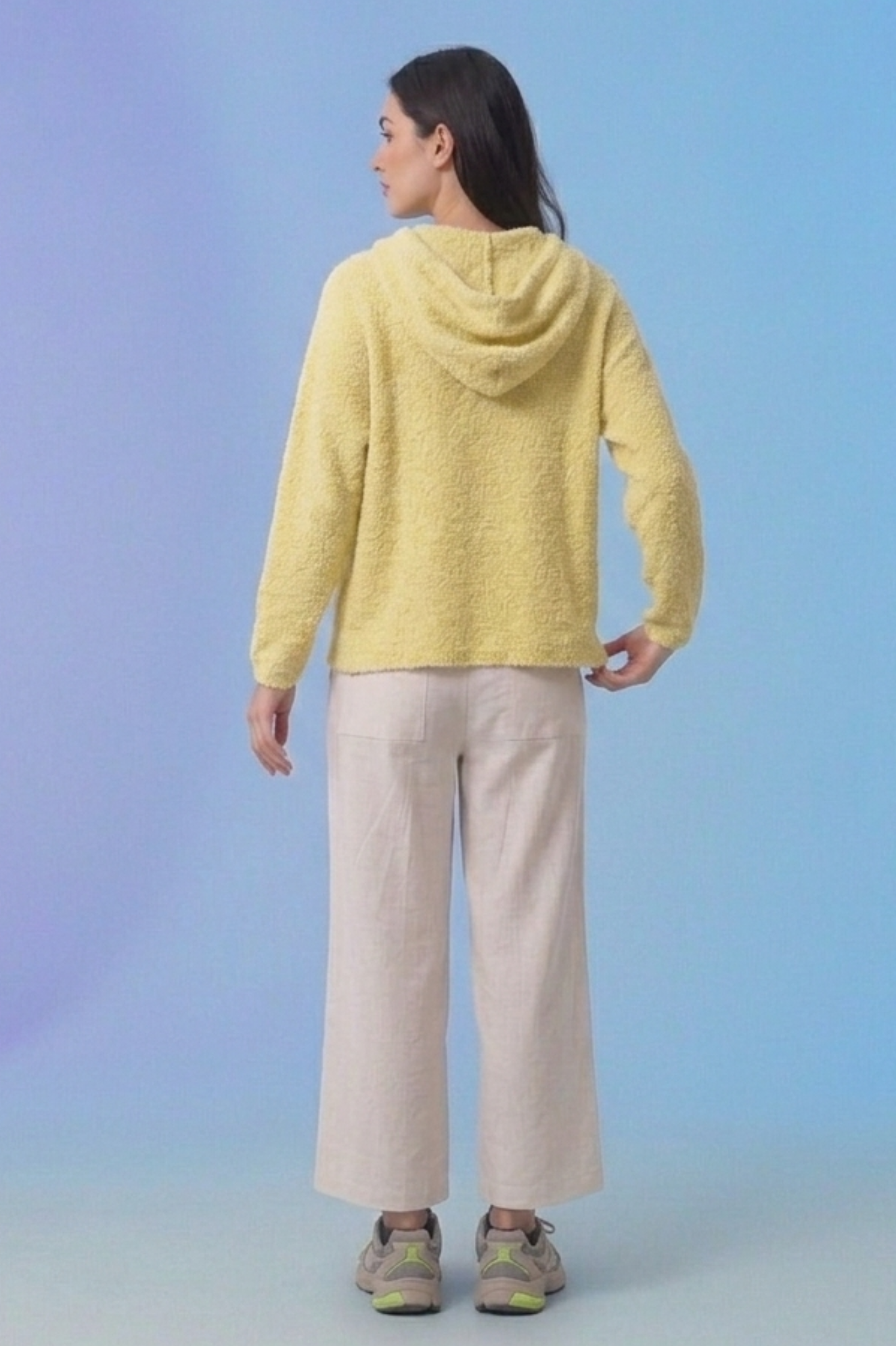 CAPE COD - Orange Knit Hoodie