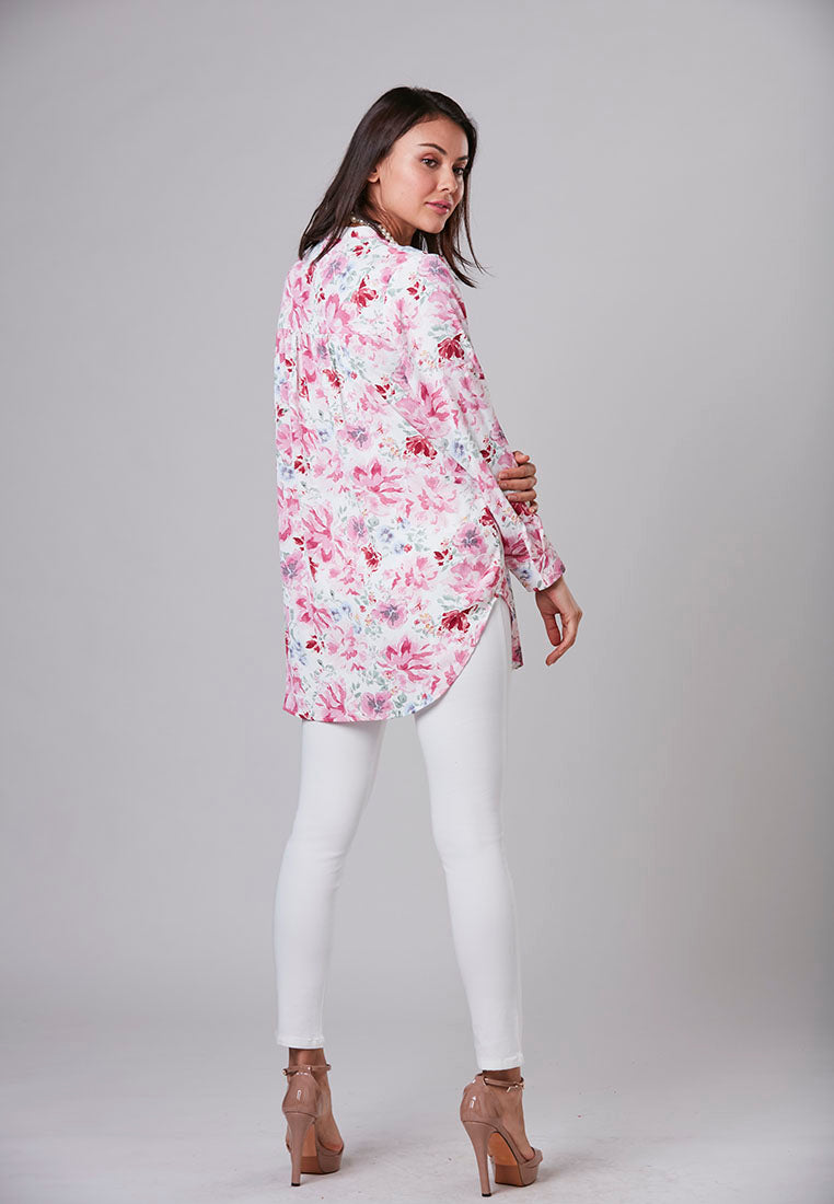 FAITH - Tunic Blouse with Half Placket