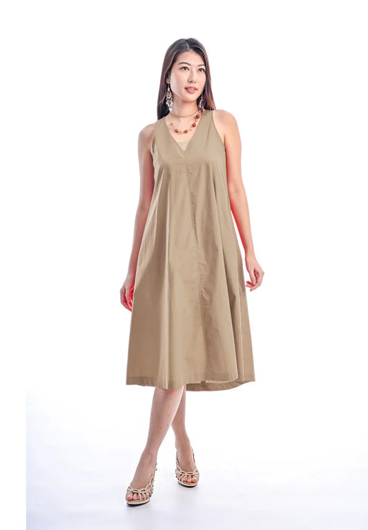 East India Company -Beau, Sleeveless Midi Tent Dress