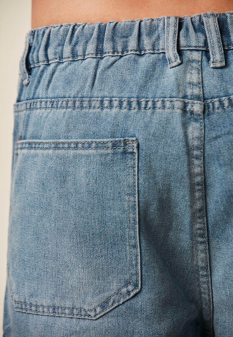 MATEO - Prewashed Cargo Bermuda