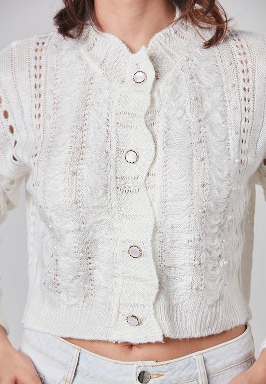 PEYTON - Cropped cardigan