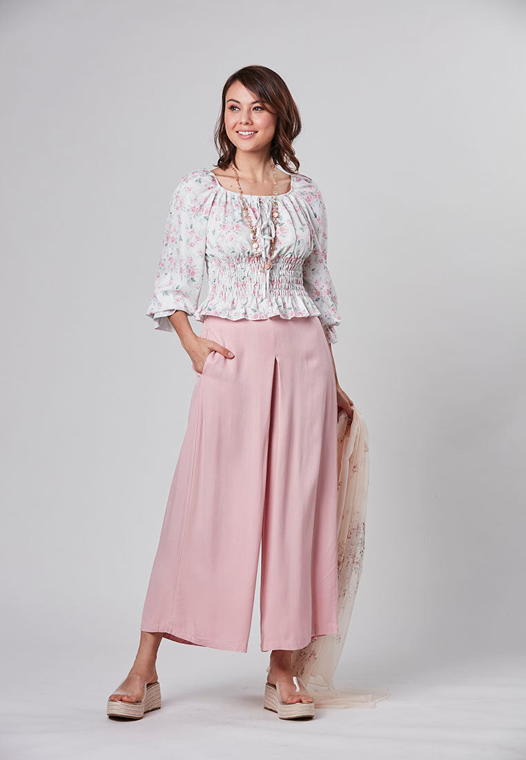 ARIANA - Pant Long Cotton Rayon with Sash
