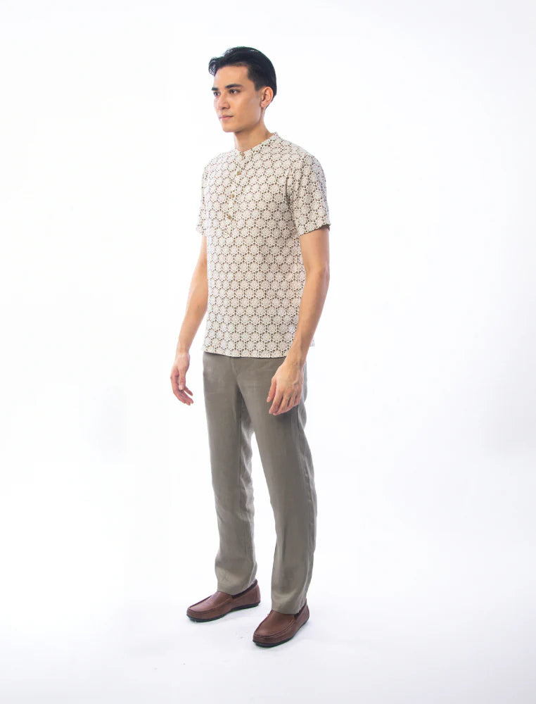 East India Company - Harziz Men Slim Fit Printed Shirt