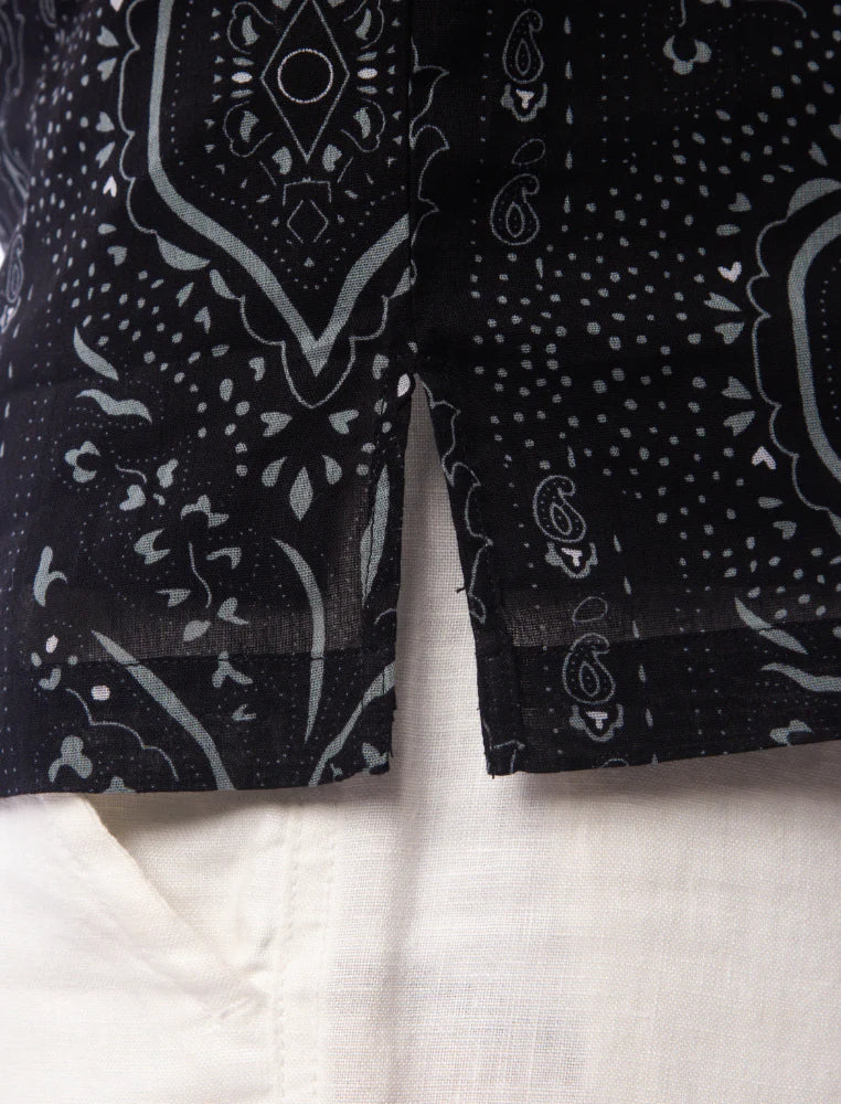 East India Company - Matin Men Slim Fit Printed Shirt Black