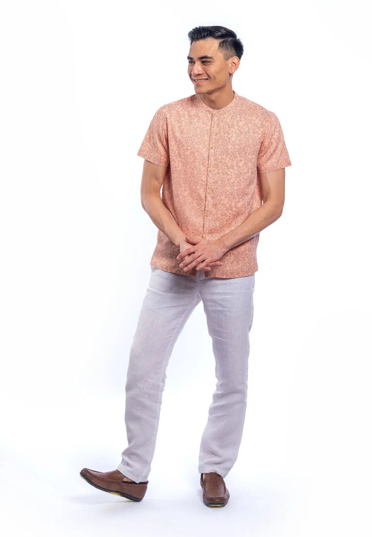 Naman Mandarin Collar S/Sleeve Shirt