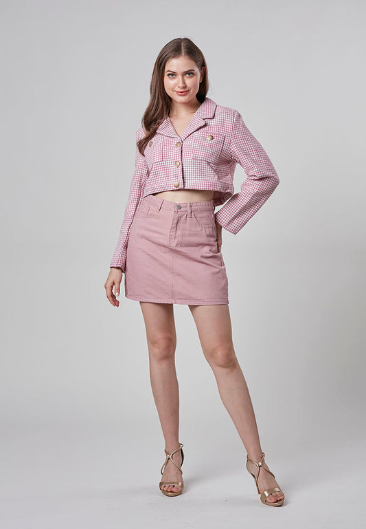 BLAKELY - Crop Tweed Jacket