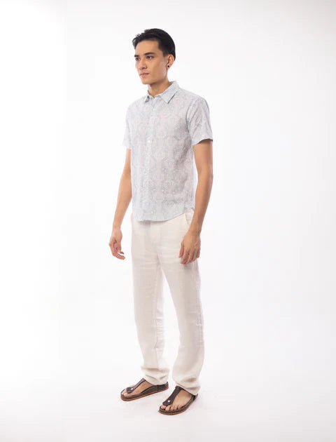 Indie Batik - Qamran Men Slim Fit Printed Shirt