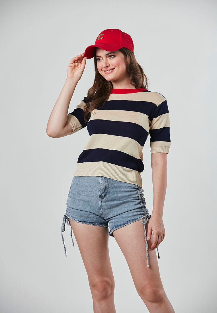 MARIANA - Stripe Crop Top