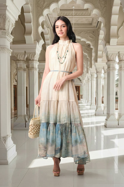 East India Company - Serene Breeze Tiered Maxi Dress