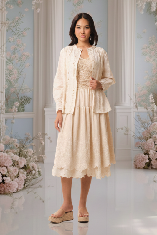 SOMERSET BAY - LONG SLEEVE BLOUSE - OFFWHITE