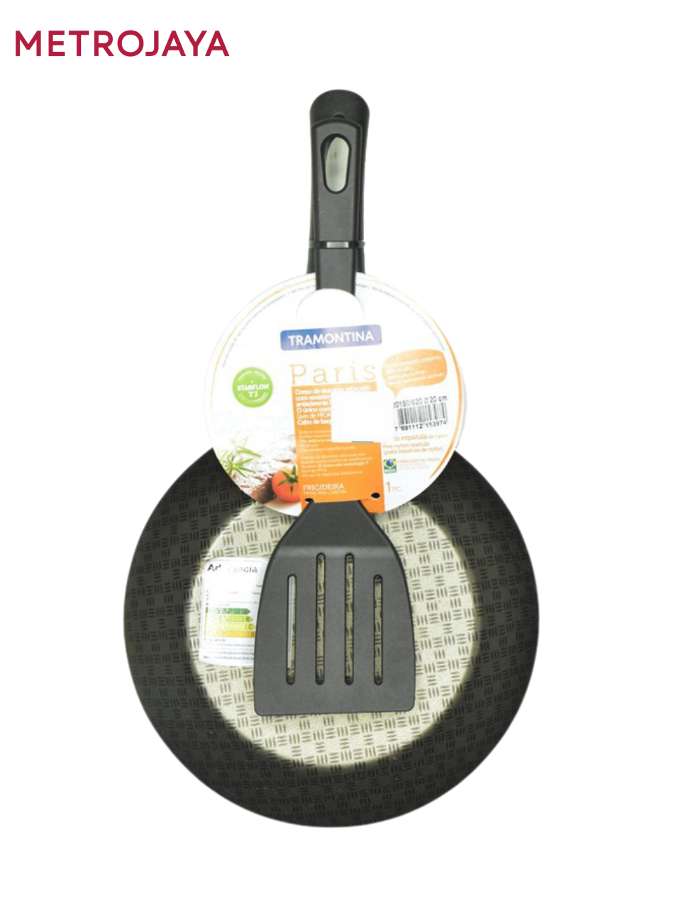 Tramontina Frying Pan Paris Black 30 cm