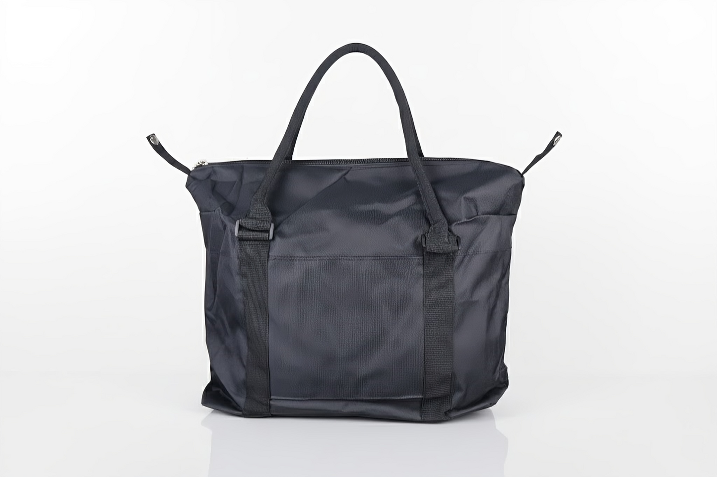 Black Tote Bag - Trendy Cotton Chic for Everyday
