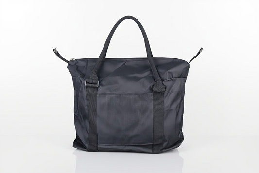 Black Tote Bag - Trendy Cotton Chic for Everyday