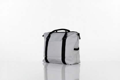 White Tote Bag - Trendy Cotton Chic for Everyday