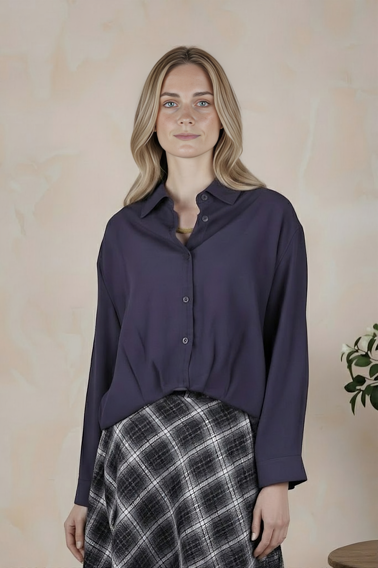 East India Company - Aditi Long Sleeve Blouse