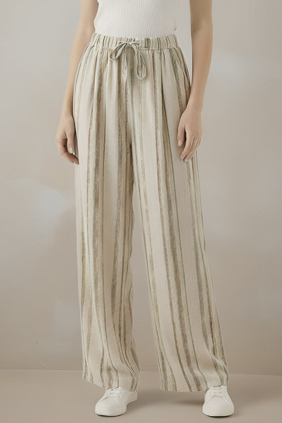 East India Company - Noella Striped Long Pants