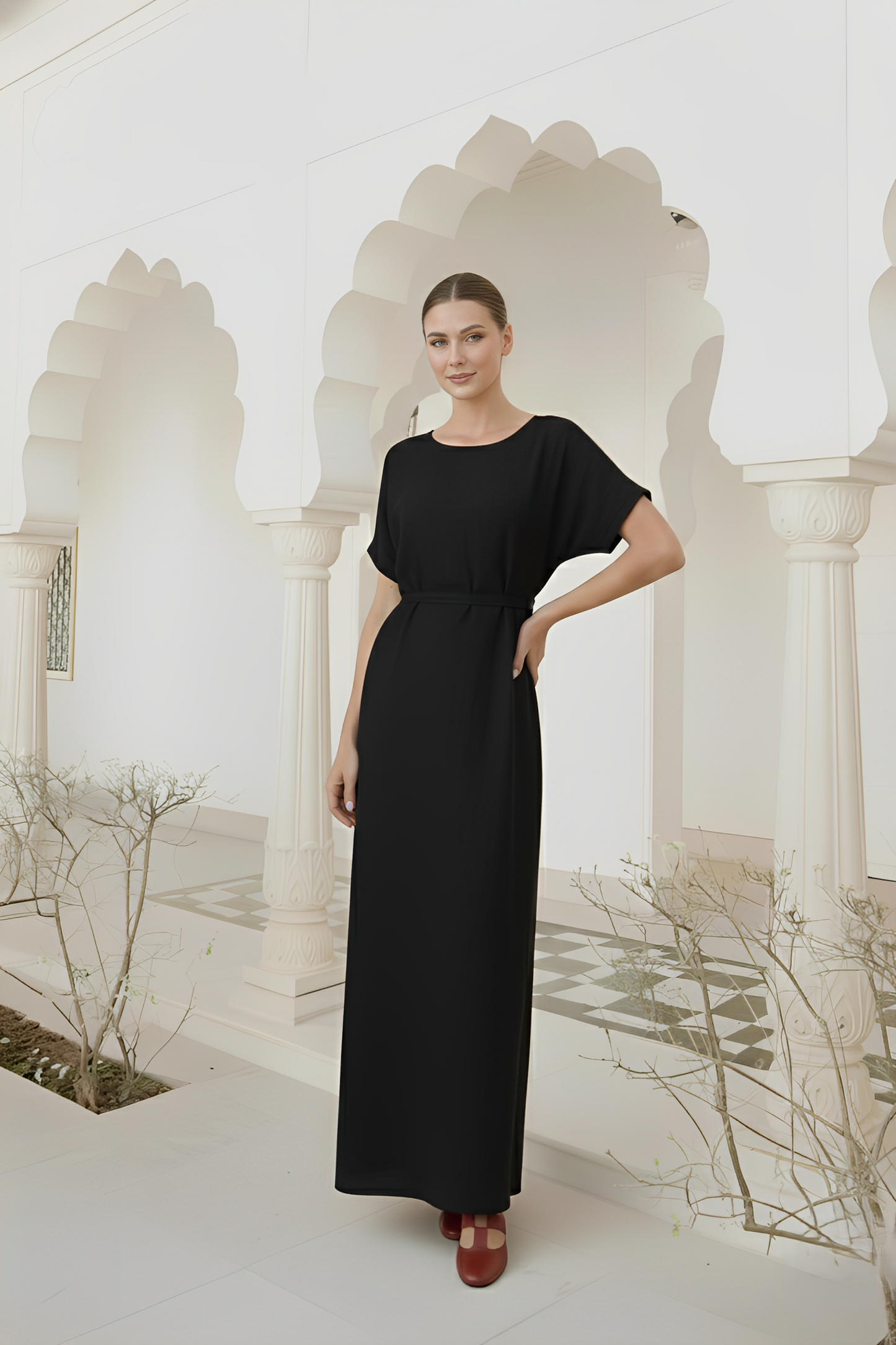 East India Company - Short Sleeve Midi Dress