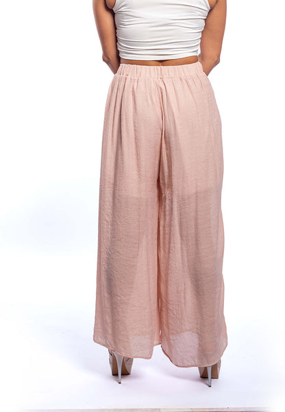 East India Company Myrna Pull On Palazzo Pants - Pink