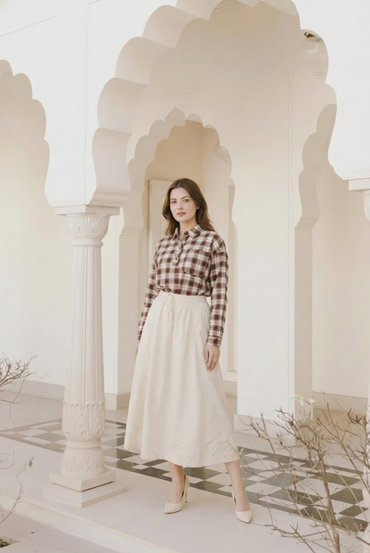 East India Company - Pull On Midi Skirt