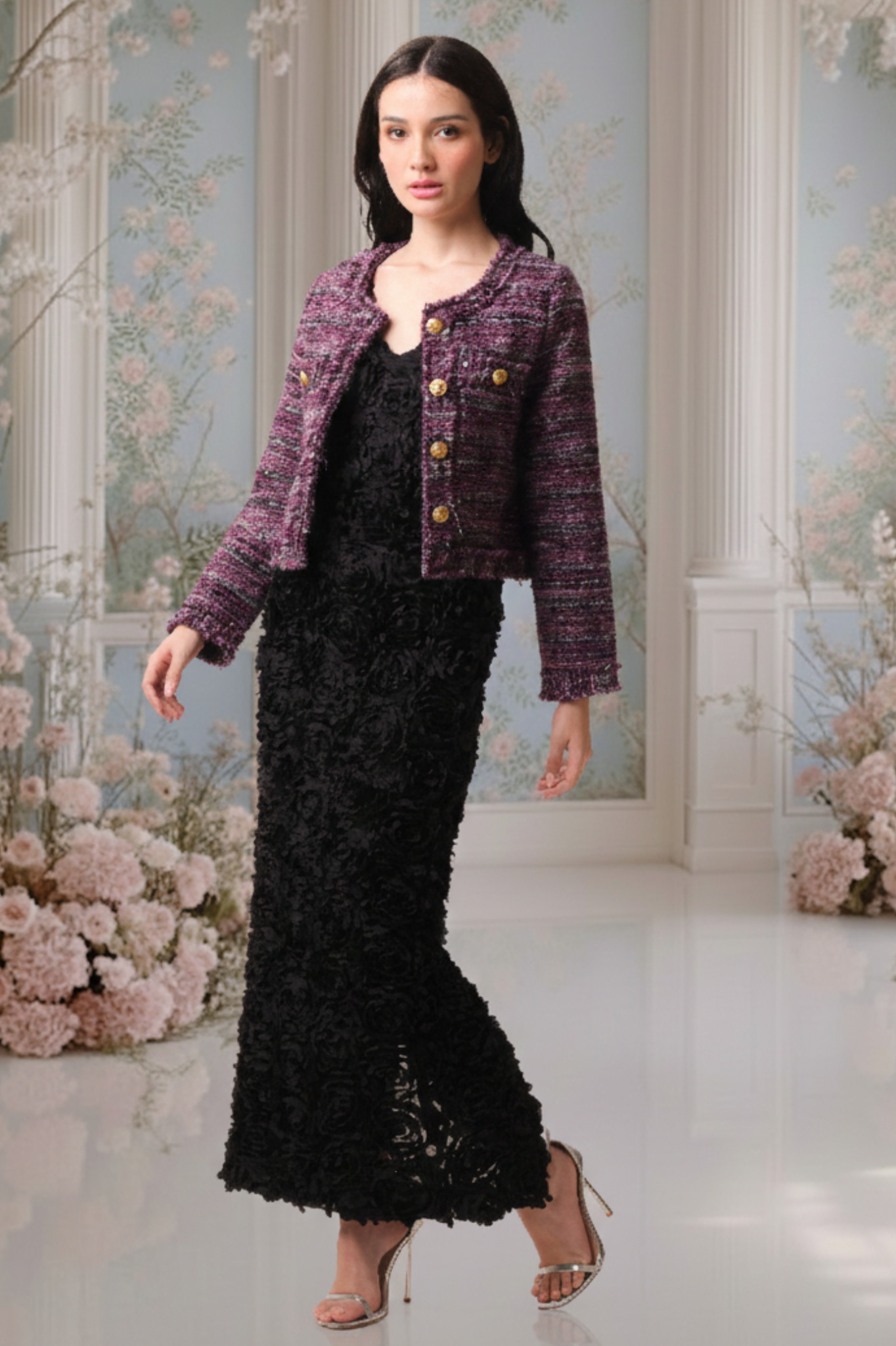 SOMERSET BAY - LONG SLEEVE JACKET - PURPLE