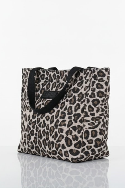 Leopard Print Handbag – Trendy Cotton Chic for Everyday Glam