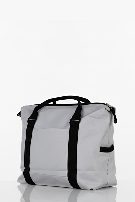 White Tote Bag - Trendy Cotton Chic for Everyday