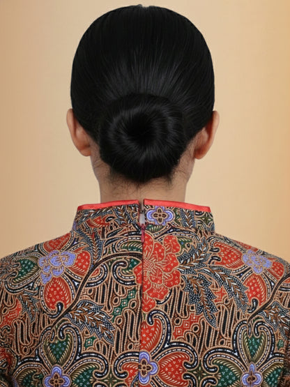 INDIE - MINI CHEONGSAM DRESS - MAROON