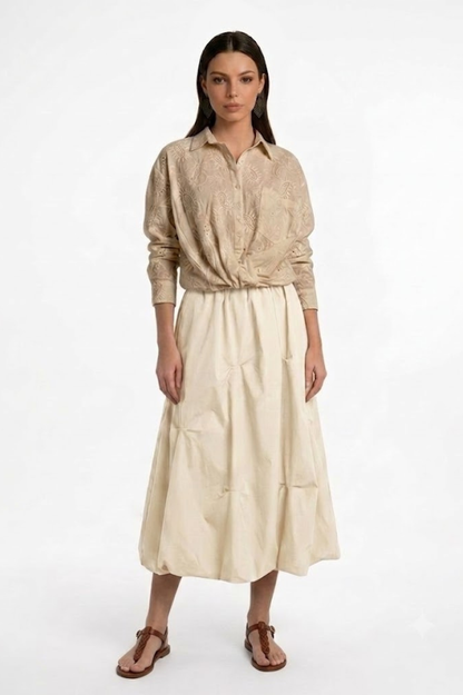 East India Company - Flora, Embroidery Blouse (Buy 1 Free 1)
