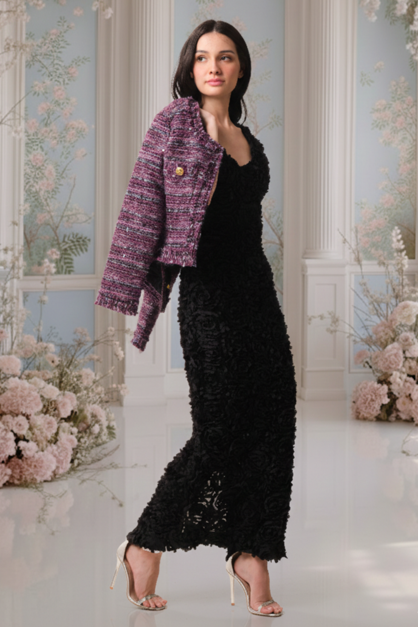 SOMERSET BAY - LONG SLEEVE JACKET - PURPLE