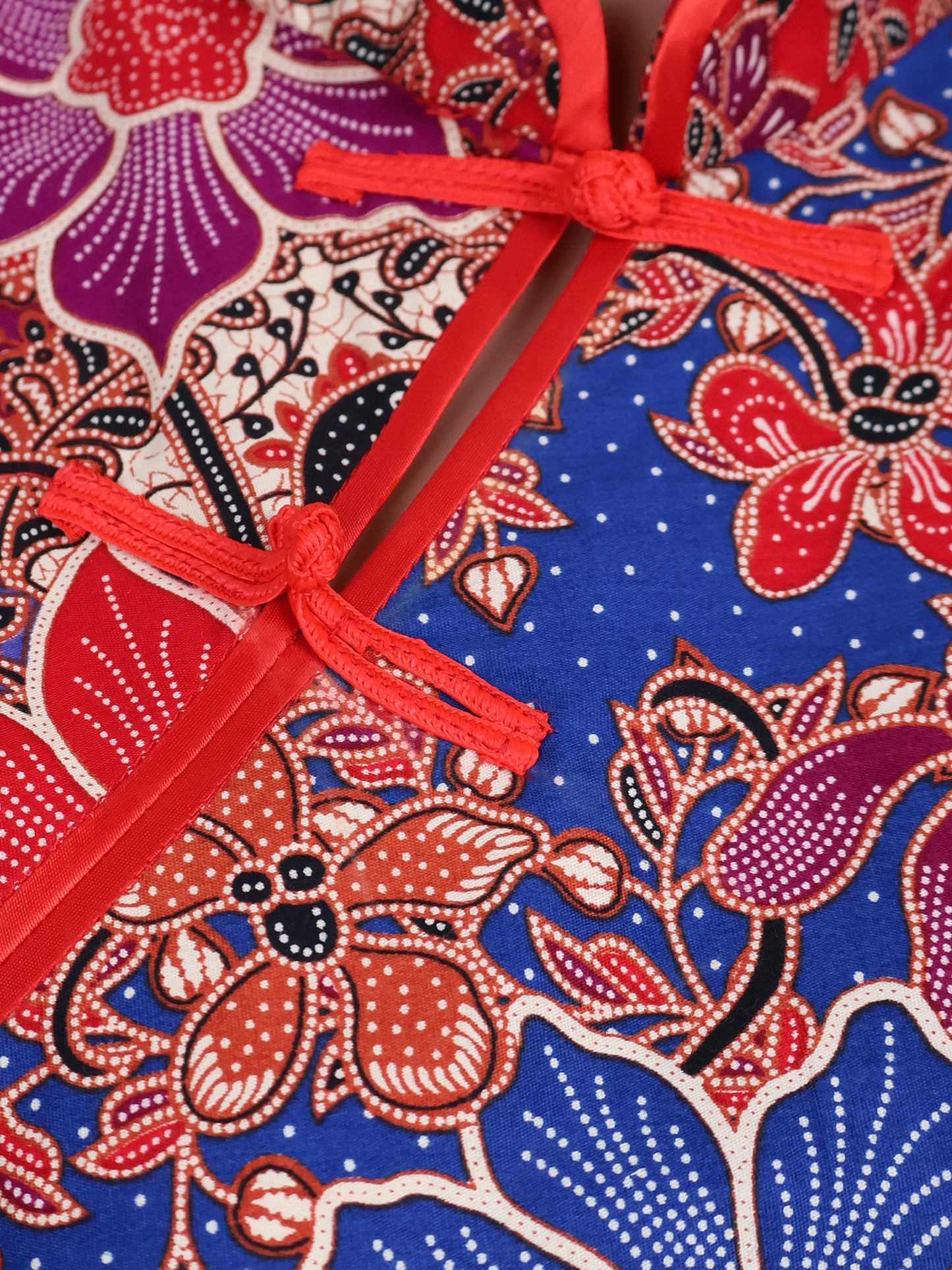 INDIE - MINI CHEONGSAM DRESS - BLUE