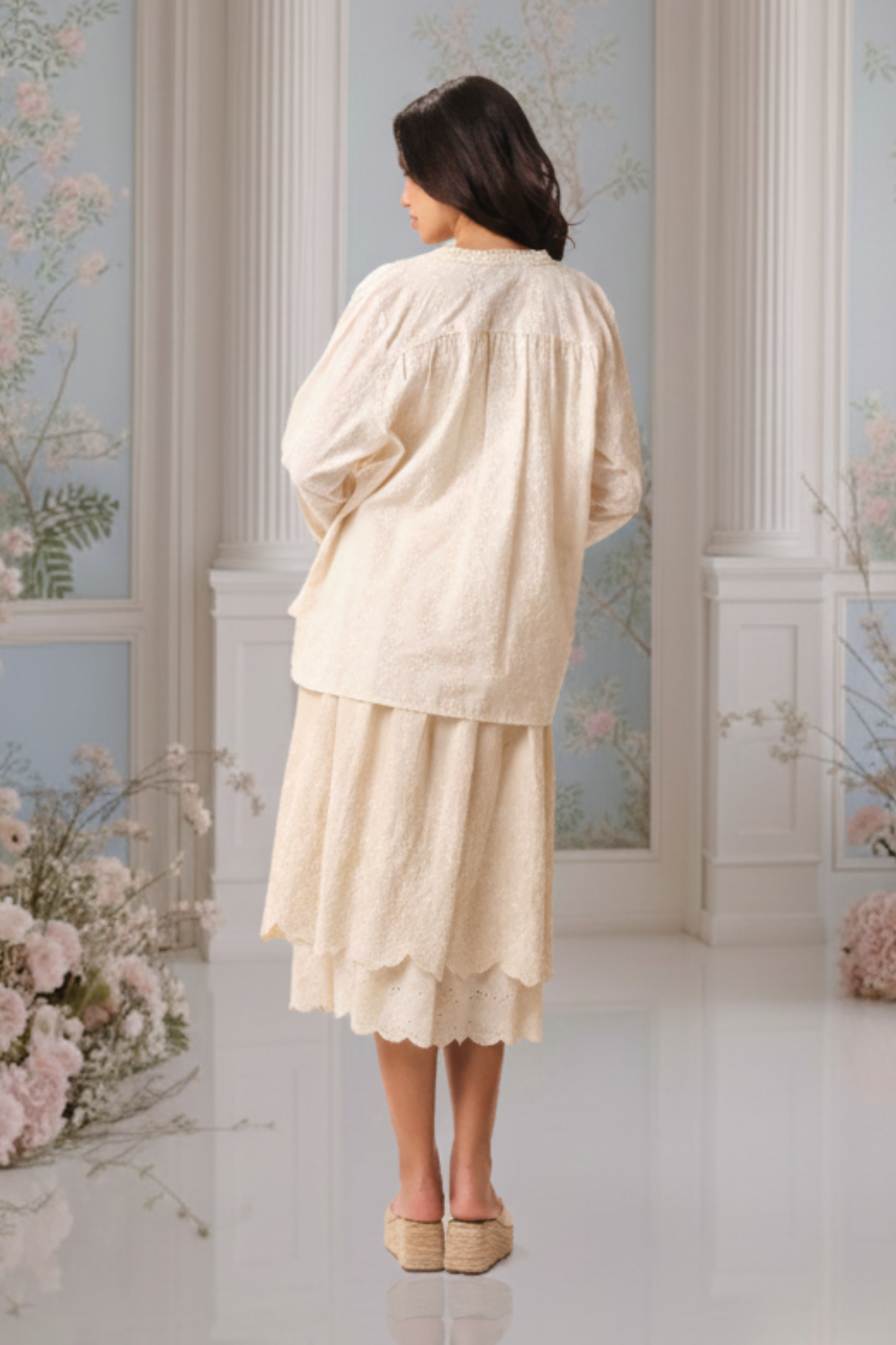 SOMERSET BAY - LONG SLEEVE BLOUSE - OFFWHITE