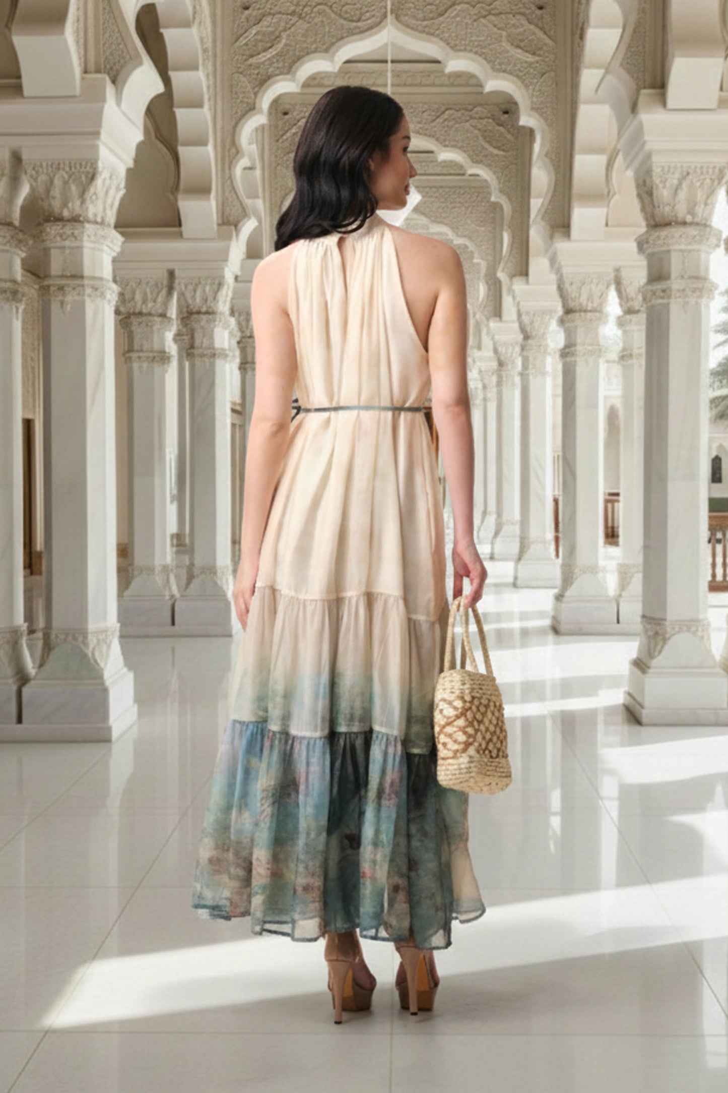 East India Company - Serene Breeze Tiered Maxi Dress