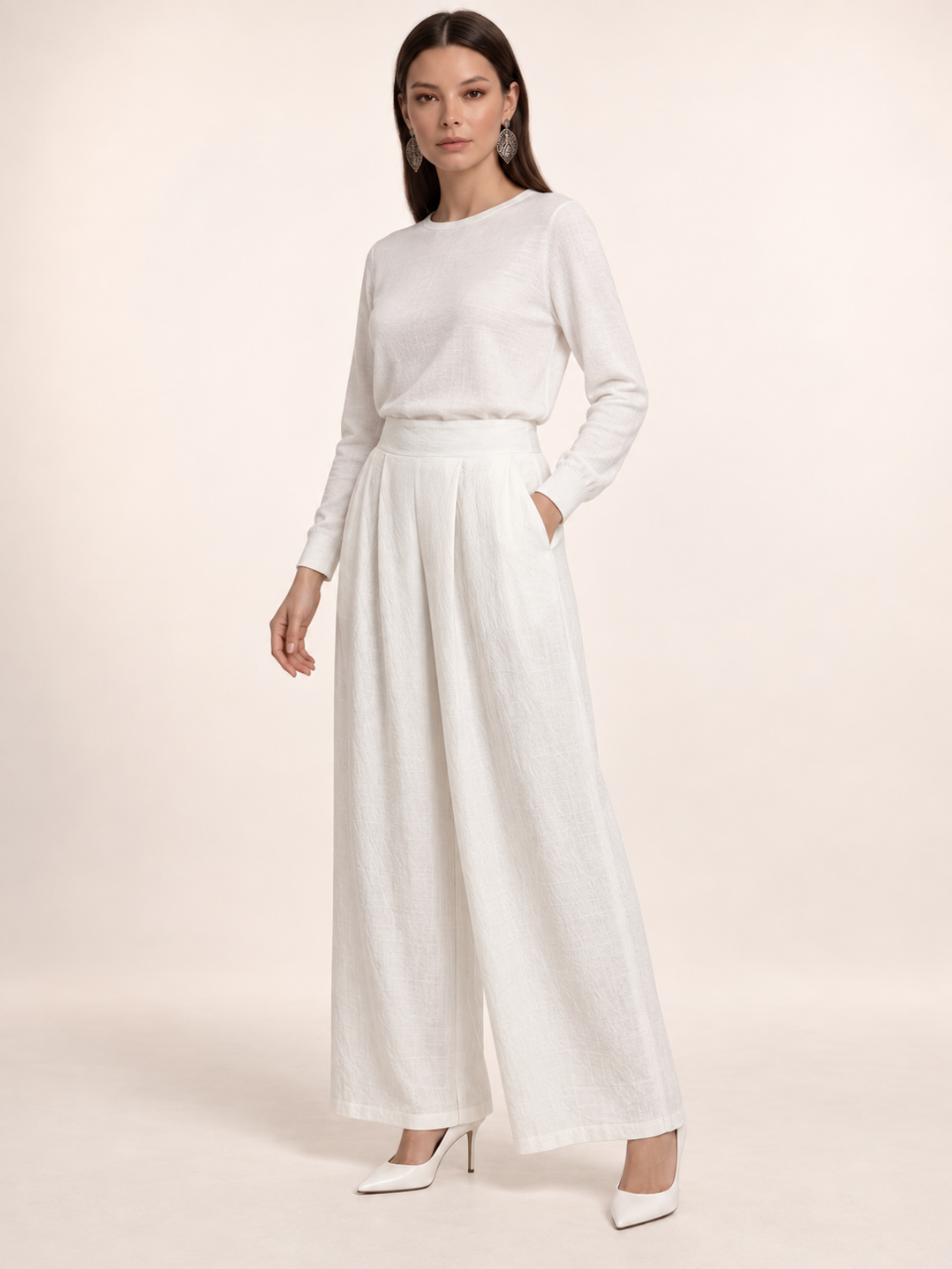 East India Company - Mia, Wide Leg Long Pants