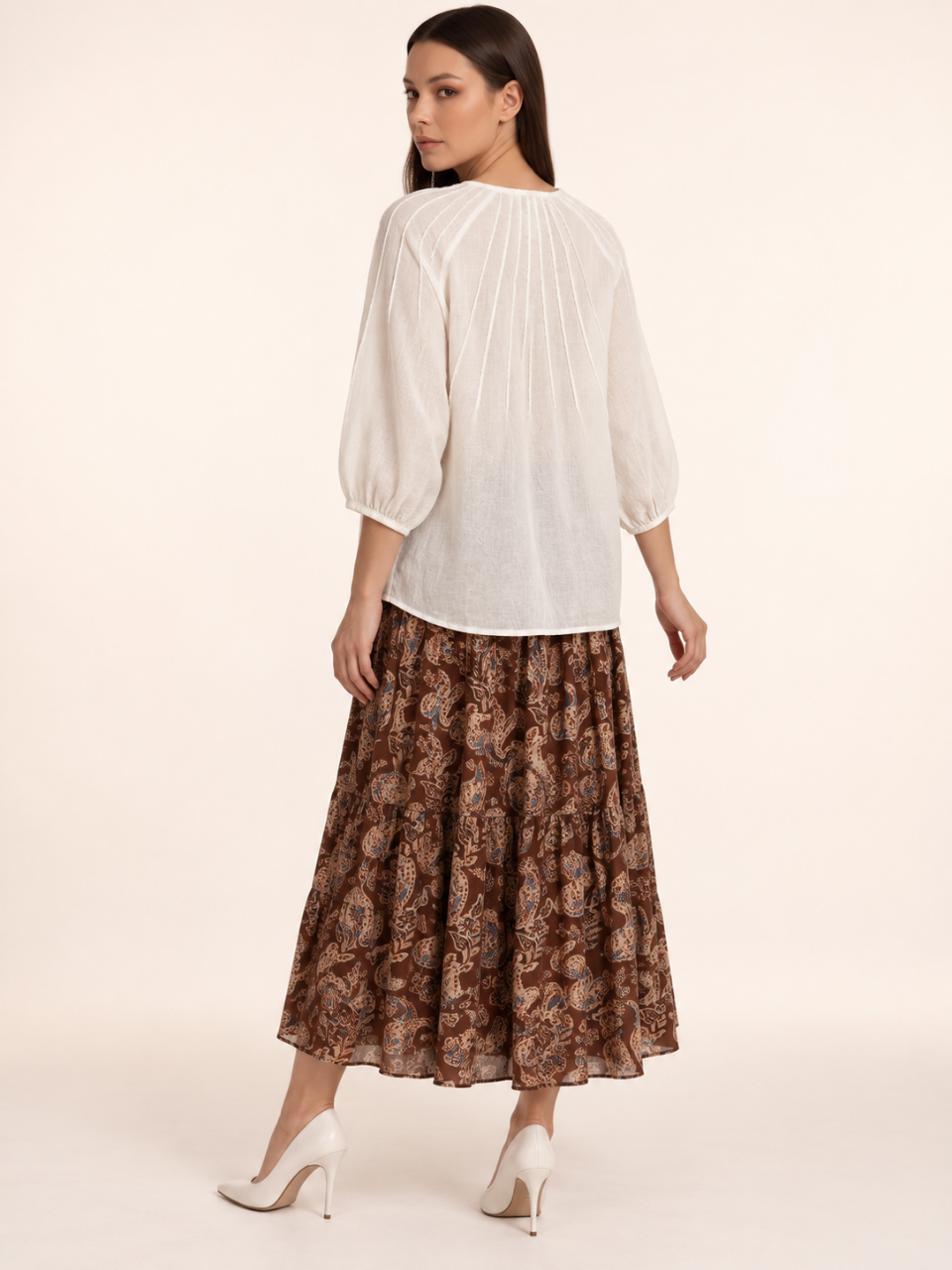 East India Company - Chelsea, Button Front Blouse
