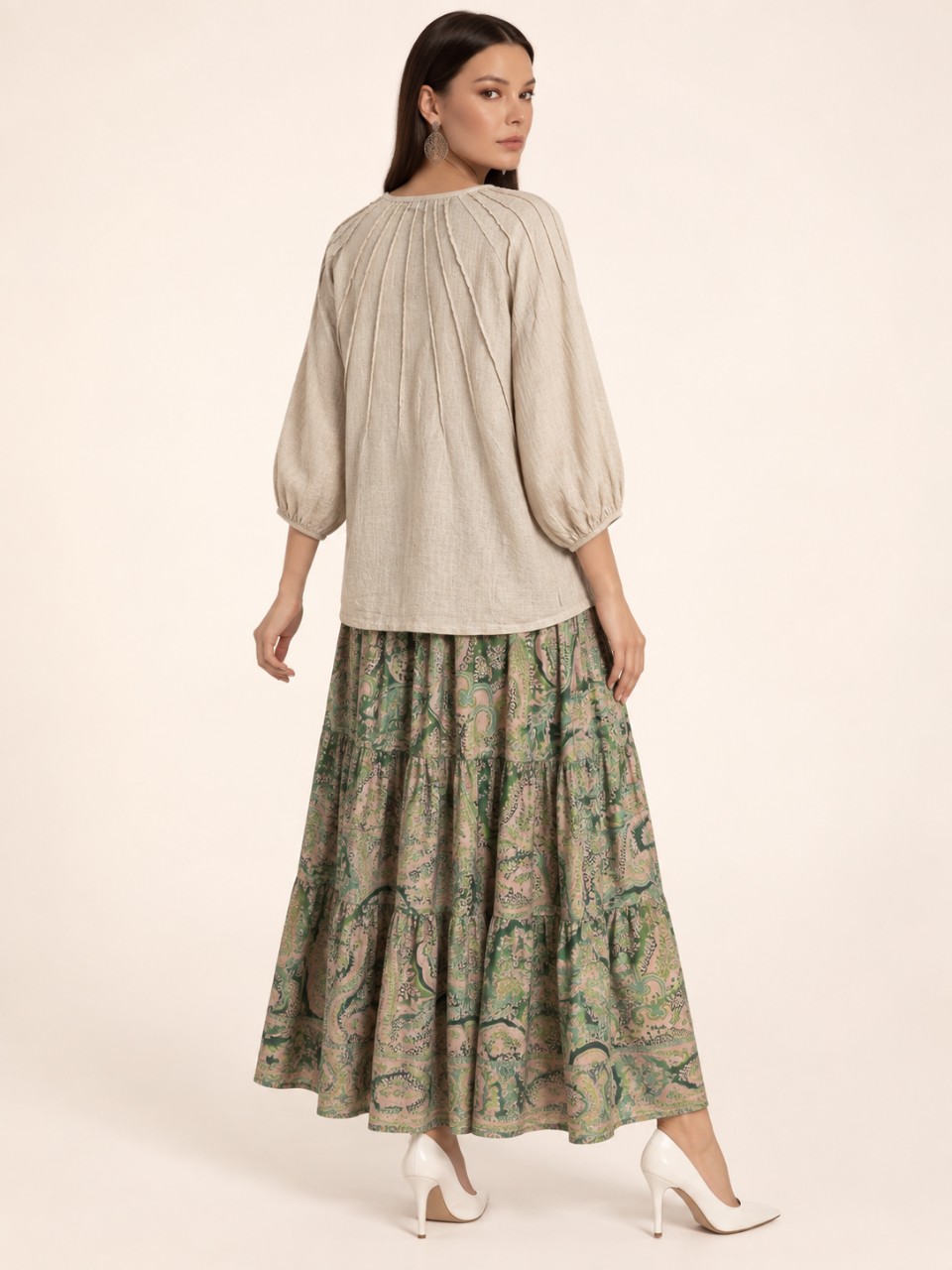 East India Company - Chelsea, Button Front Blouse