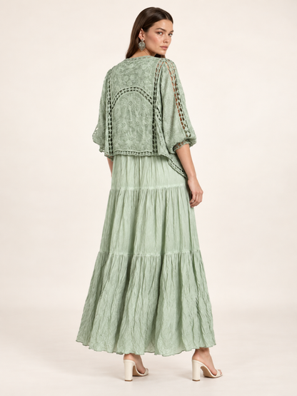 East India Company - Rowena, Long Dress With Kimono