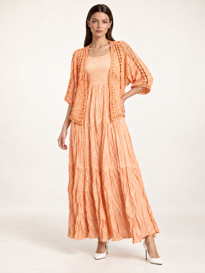 East India Company - Rowena, Long Dress With Kimono