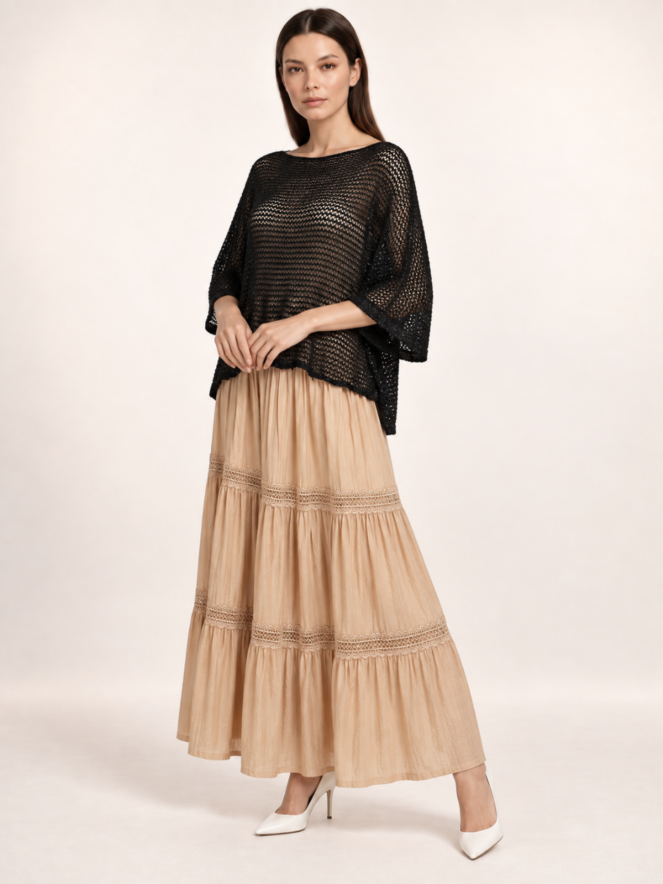 East India Company - Micah, Mechanical Knit Top