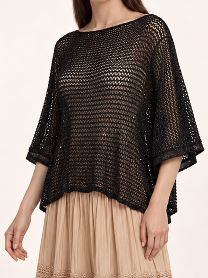 East India Company - Micah, Mechanical Knit Top