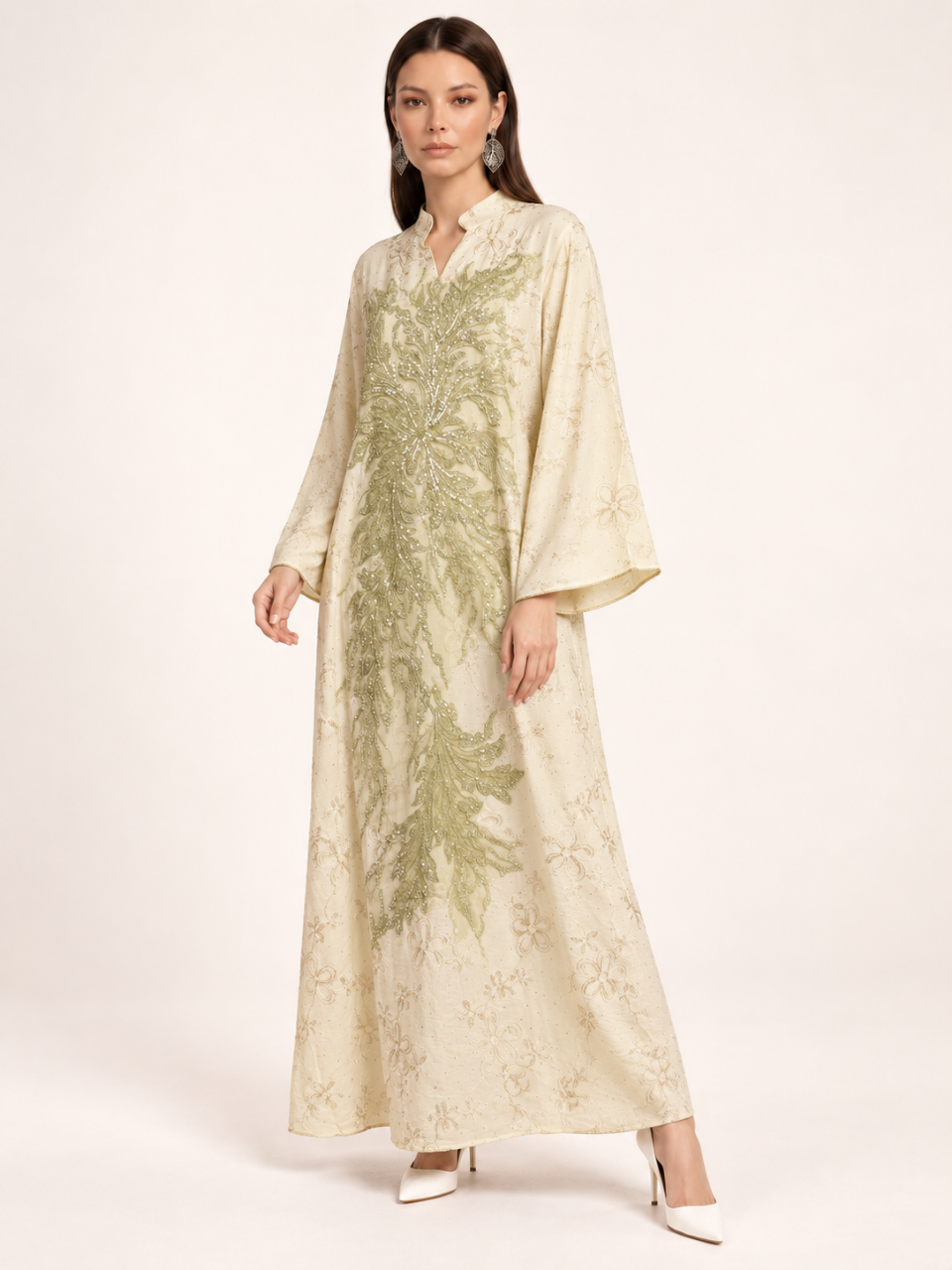 East India Company - Nova, Embroidered Long Dress