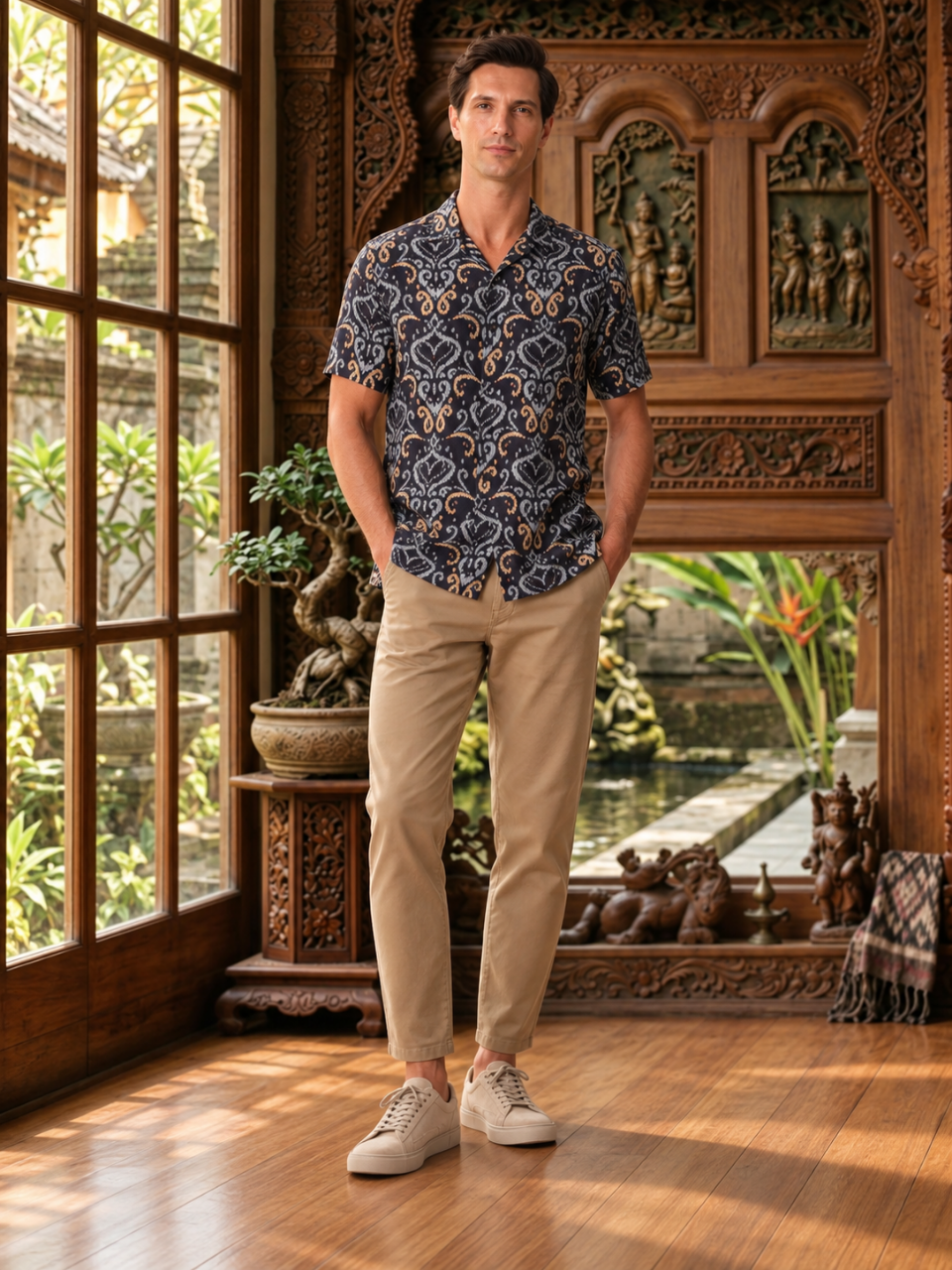 Indie Blue Smart Casual Set