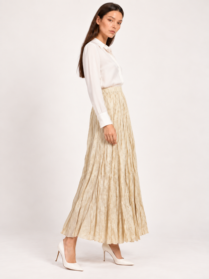 East India Company - Drew, Pleated Long Skirt